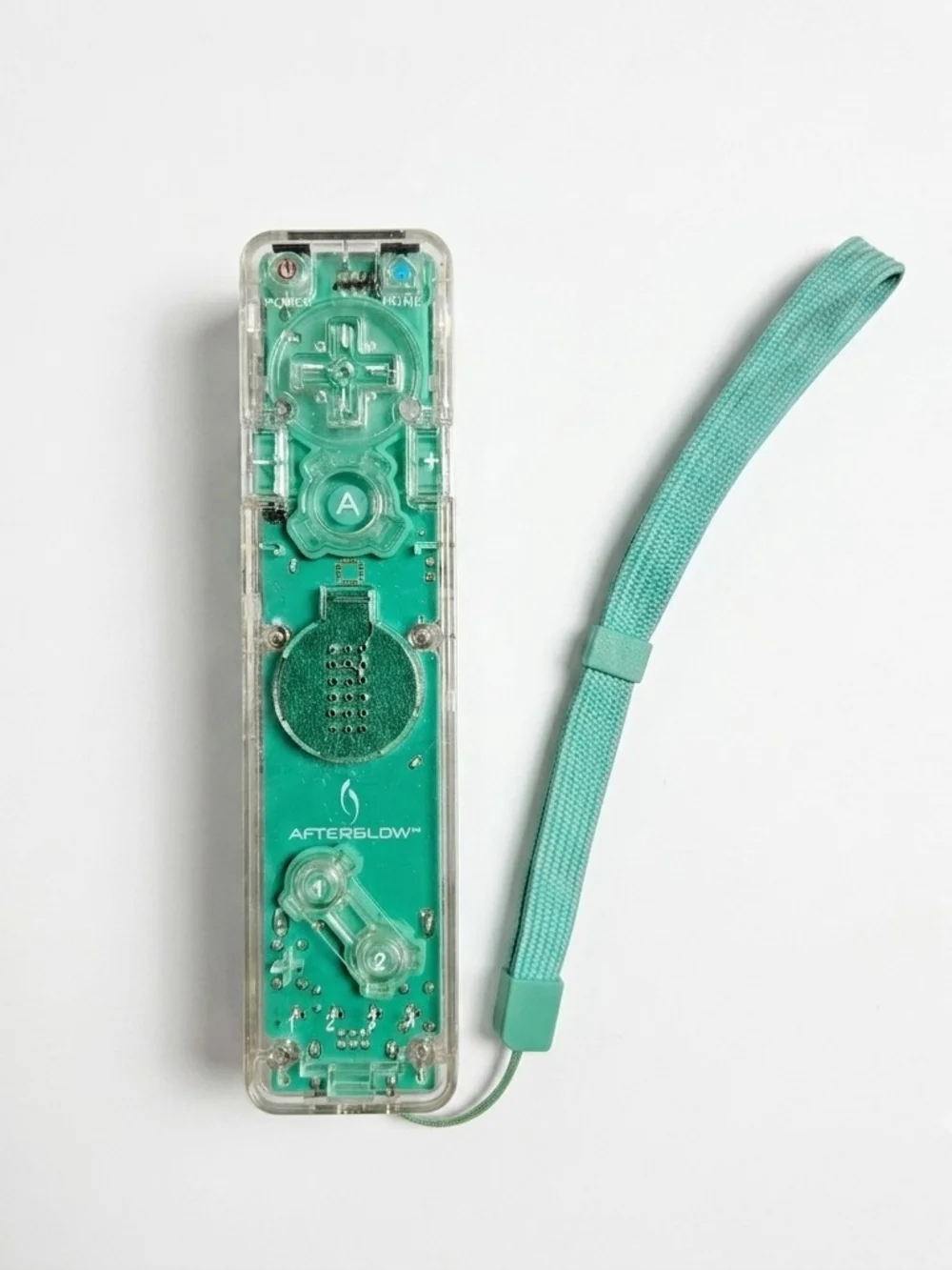 PDP Afterglow Transparent Green Wii Remote Controller